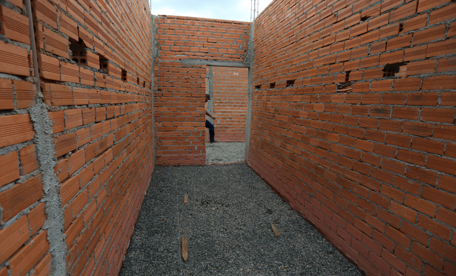 Obra do Centro Integrado de Saude em Quatro Barras. 05/01/2021 - Foto: Geraldo Bubniak/AEN