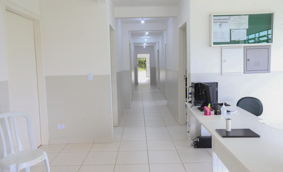 Obra na Unidade Basica de Saude Capivari no bairro Capivari  em Colombo. 05/01/2021 - Foto: Geraldo Bubniak/AEN