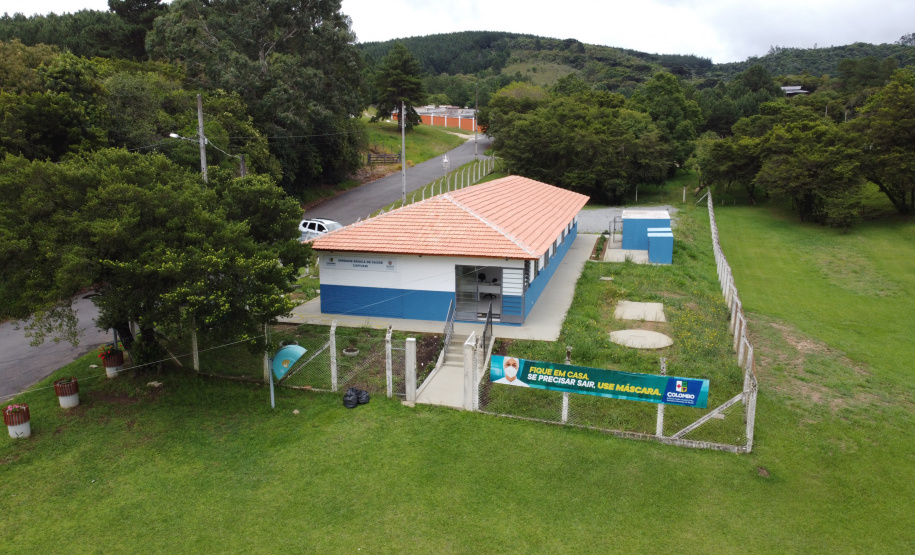 Obra na Unidade Basica de Saude Capivari no bairro Capivari  em Colombo. 05/01/2021 - Foto: Geraldo Bubniak/AEN