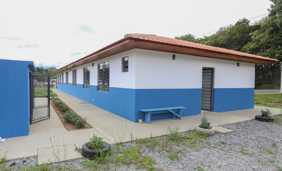 Obra na Unidade Basica de Saude Capivari no bairro Capivari  em Colombo. 05/01/2021 - Foto: Geraldo Bubniak/AEN