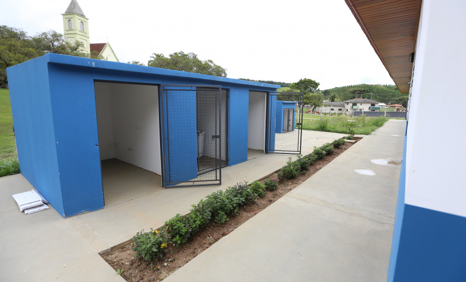 Obra na Unidade Basica de Saude Capivari no bairro Capivari  em Colombo. 05/01/2021 - Foto: Geraldo Bubniak/AEN