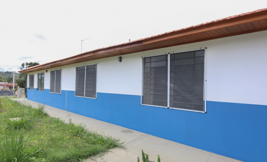 Obra na Unidade Basica de Saude Capivari no bairro Capivari  em Colombo. 05/01/2021 - Foto: Geraldo Bubniak/AEN