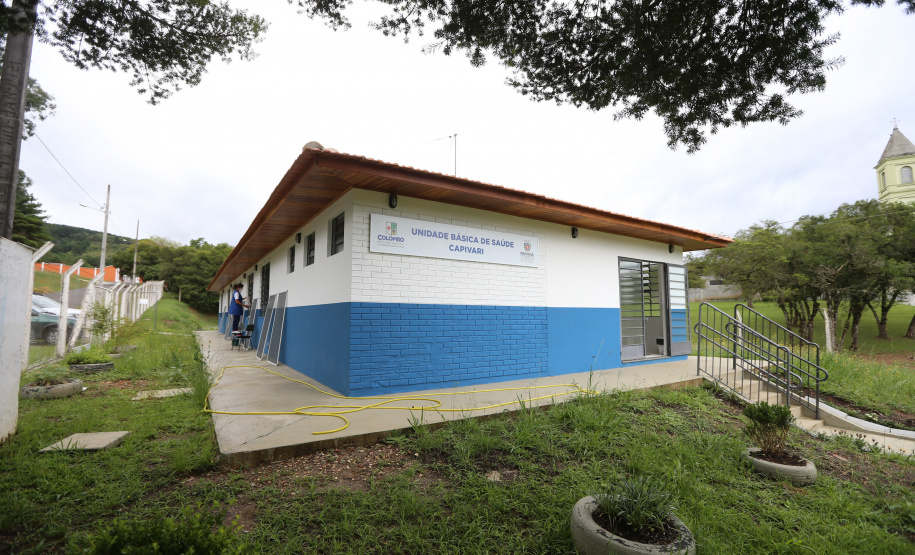Obra na Unidade Basica de Saude Capivari no bairro Capivari  em Colombo. 05/01/2021 - Foto: Geraldo Bubniak/AEN