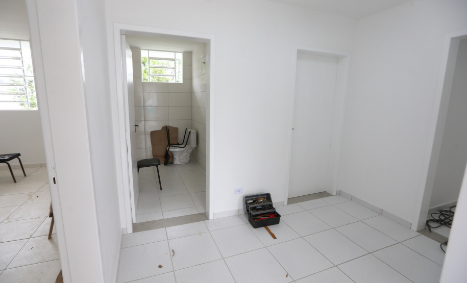 Obra na Unidade Basica de Saude Santa Teresa no bairro Arruda em Colombo. 05/01/2021 - Foto: Geraldo Bubniak/AEN