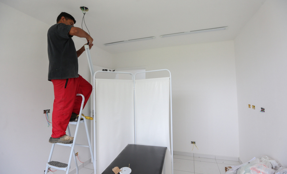 Obra na Unidade Basica de Saude Santa Teresa no bairro Arruda em Colombo. 05/01/2021 - Foto: Geraldo Bubniak/AEN