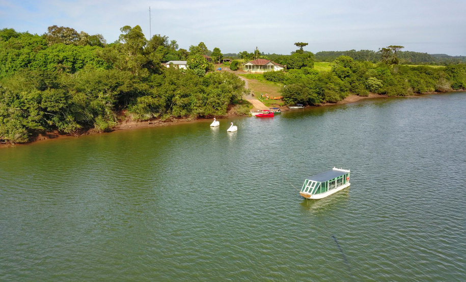 Capanema - Ilha do Sol - Parque Nacional Iguaçu Foto: José Fernando Ogura/ANPr