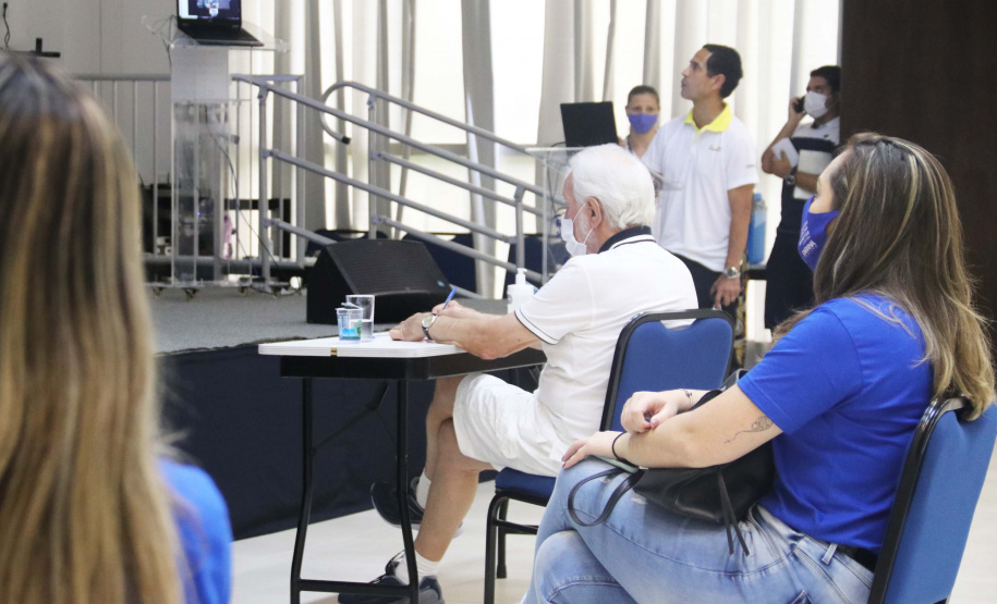 Vice-governador Darci Piana, participa de reunião de balanço do Verão Consciente no Litoral. Foto:SESP