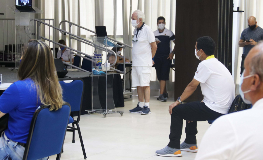 Vice-governador Darci Piana, participa de reunião de balanço do Verão Consciente no Litoral. Foto:SESP