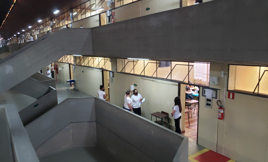 A prova objetiva do PSS (Processo Seletivo Simplificado) transcorreu com tranquilidade neste domingo (10) nos 198 locais de prova, em 30 cidades do Paraná. - Curitiba, 10/01/2021 - Foto: BRUNNO MARCEL BRUGNOLO/ SEED