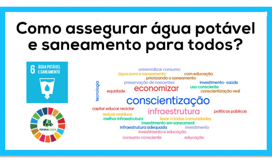 Paranacidade debate a universalização do acesso à água potável e ao saneamento. Imagem: SEDU