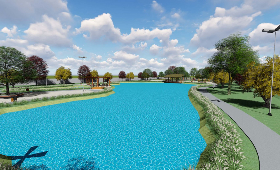 Projeto do Parque Urbano de Cruzeiro do Oeste.
