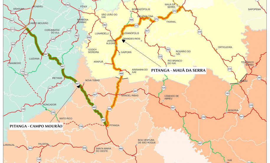 Governo investe R$ 23,2 mi em projetos para ampliar e restaurar 260 km de rodovias.