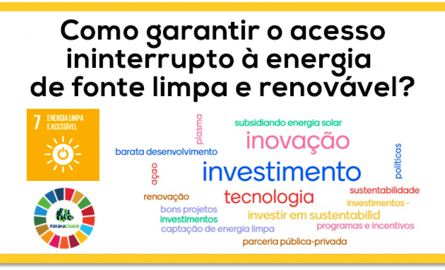 Energia limpa depende de investimento, inovação e tecnologia