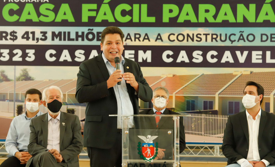 CURITIBA - 13-01-2021 - Governador Carlos Massa Ratinho Junior, lança o programa Casa Fácil Paraná.