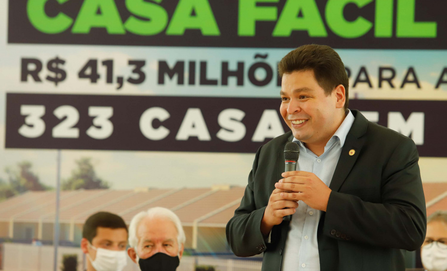 CURITIBA - 13-01-2021 - Governador Carlos Massa Ratinho Junior, lança o programa Casa Fácil Paraná.