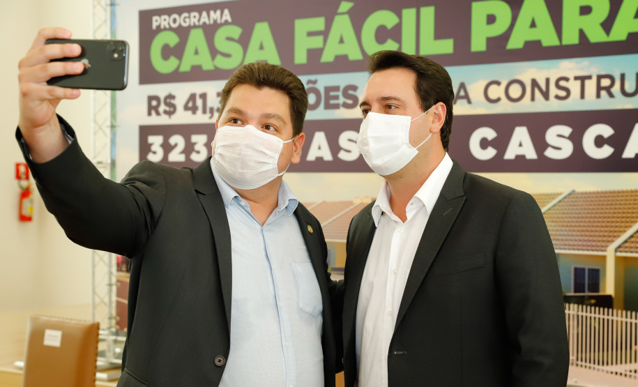 CURITIBA - 13-01-2021 - Governador Carlos Massa Ratinho Junior, lança o programa Casa Fácil Paraná.