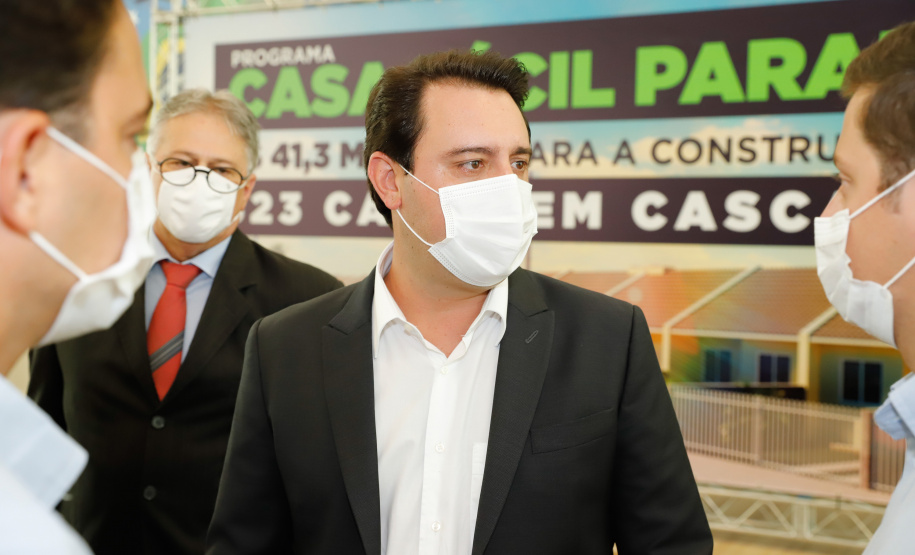 CURITIBA - 13-01-2021 - Governador Carlos Massa Ratinho Junior, lança o programa Casa Fácil Paraná.