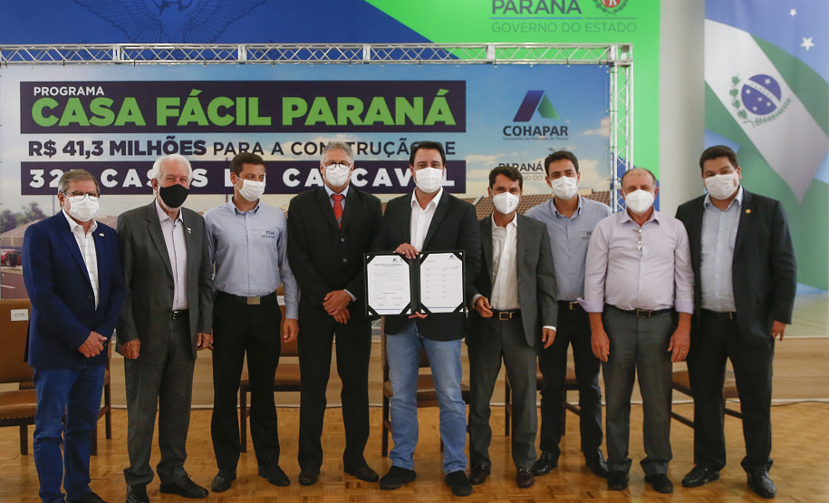 CURITIBA - 13-01-2021 - Governador Carlos Massa Ratinho Junior, lança o programa Casa Fácil Paraná. Foto: Jonathan Campos/AEN