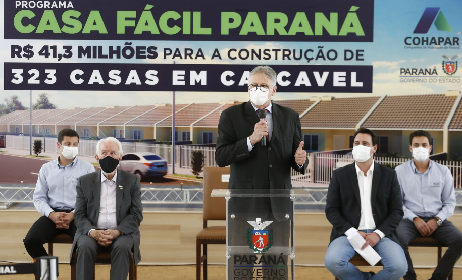CURITIBA - 13-01-2021 - Governador Carlos Massa Ratinho Junior, lança o programa Casa Fácil Paraná. Foto: Jonathan Campos/AEN
