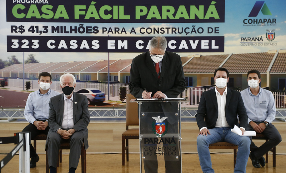 CURITIBA - 13-01-2021 - Governador Carlos Massa Ratinho Junior, lança o programa Casa Fácil Paraná. Foto: Jonathan Campos/AEN