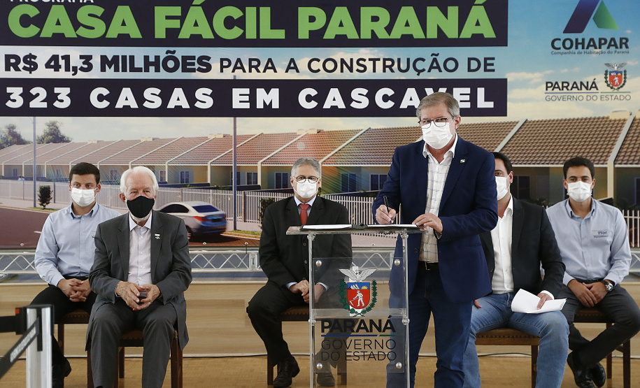 CURITIBA - 13-01-2021 - Governador Carlos Massa Ratinho Junior, lança o programa Casa Fácil Paraná. Foto: Jonathan Campos/AEN