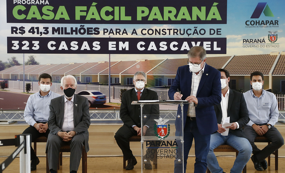 CURITIBA - 13-01-2021 - Governador Carlos Massa Ratinho Junior, lança o programa Casa Fácil Paraná. Foto: Jonathan Campos/AEN
