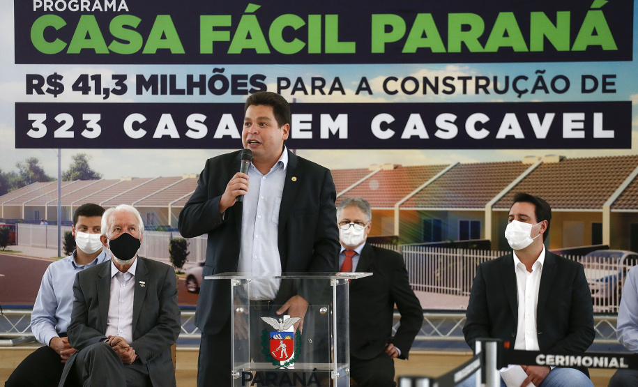 CURITIBA - 13-01-2021 - Governador Carlos Massa Ratinho Junior, lança o programa Casa Fácil Paraná. Foto: Jonathan Campos/AEN