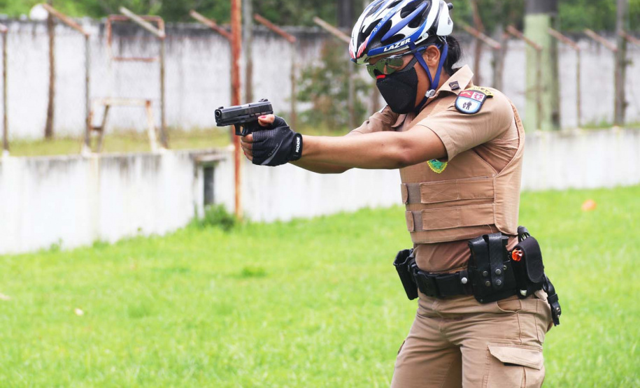 Policiais militares passam por capacitação de ciclopatrulhamento no Litoral
. Foto:PMPR