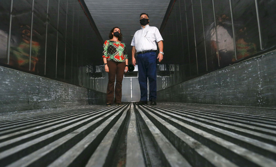 A Secretaria da Saúde do Paraná vai dar início neste sábado (16) à distribuição da primeira remessa de insumos destinados à vacinação da Covid-19 no Estado. Quatro caminhões vão sair pela manhã da central de abastecimento e suprimentos da secretaria, no Jardim Botânico, em Curitiba, carregados com 2,2 milhões de itens que serão entregues a 20 Regionais de Saúde do Estado. 
Foto:Jonathan Campos/AEN