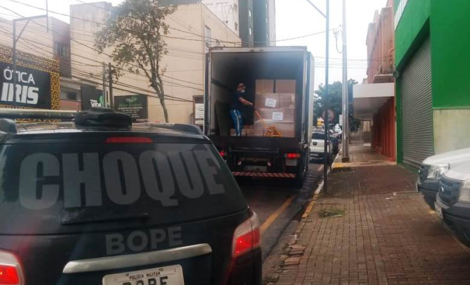 Entrega de insumos é finalizada em 20 regionais de saúde do Estado. Foto:SESA