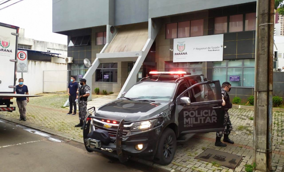 Entrega de insumos é finalizada em 20 regionais de saúde do Estado. Foto:SESA