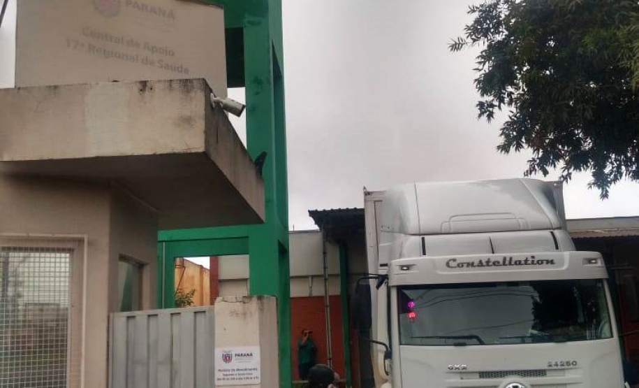 Entrega de insumos é finalizada em 20 regionais de saúde do Estado. Foto:SESA