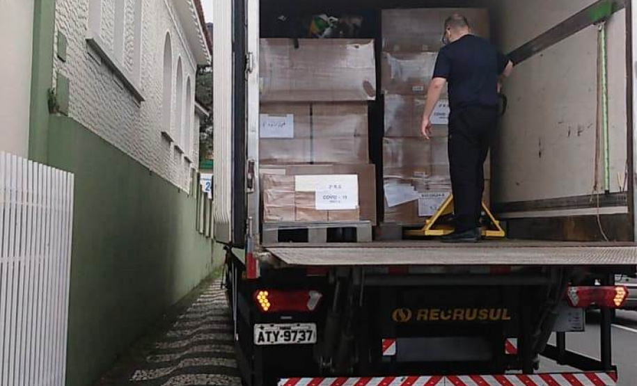 Entrega de insumos é finalizada em 20 regionais de saúde do Estado. Foto:SESA