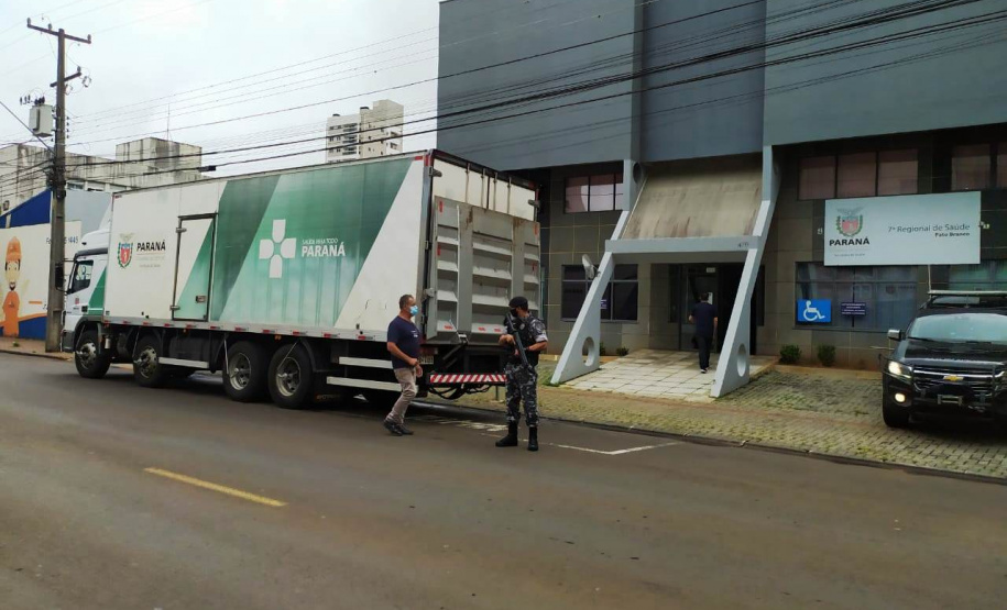 Entrega de insumos é finalizada em 20 regionais de saúde do Estado. Foto:SESA