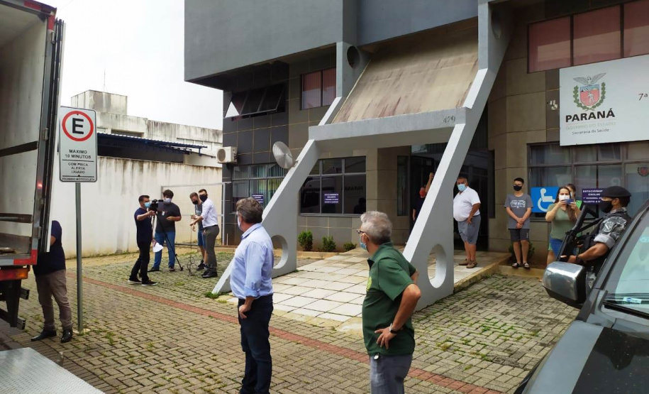 Entrega de insumos é finalizada em 20 regionais de saúde do Estado. Foto:SESA