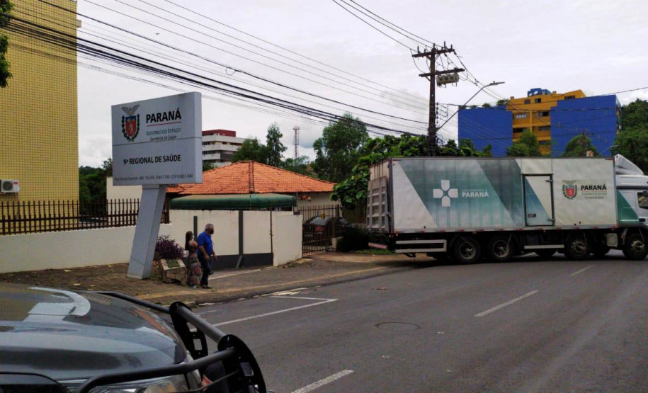 Entrega de insumos é finalizada em 20 regionais de saúde do Estado. Foto:SESA
