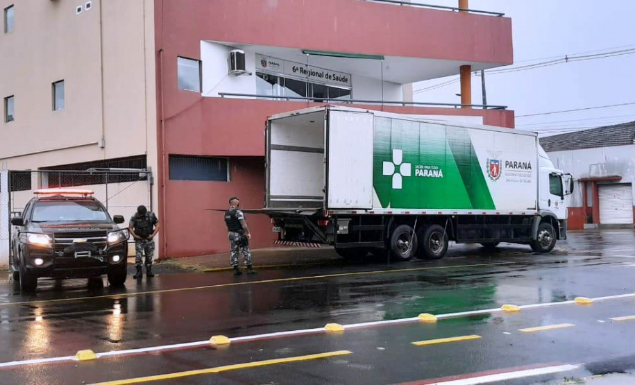 Entrega de insumos é finalizada em 20 regionais de saúde do Estado. Foto:SESA