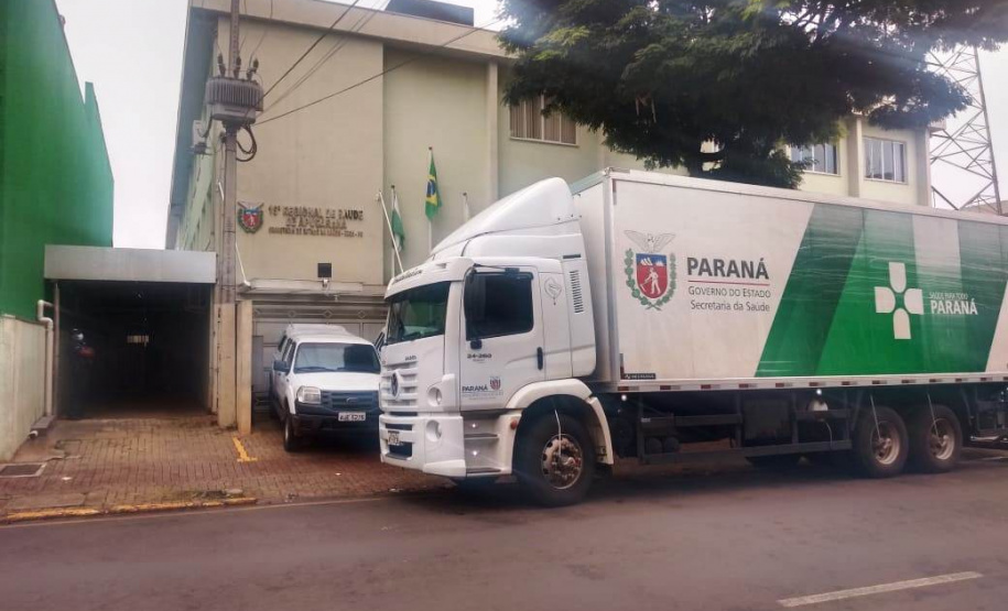 Entrega de insumos é finalizada em 20 regionais de saúde do Estado. Foto:SESA