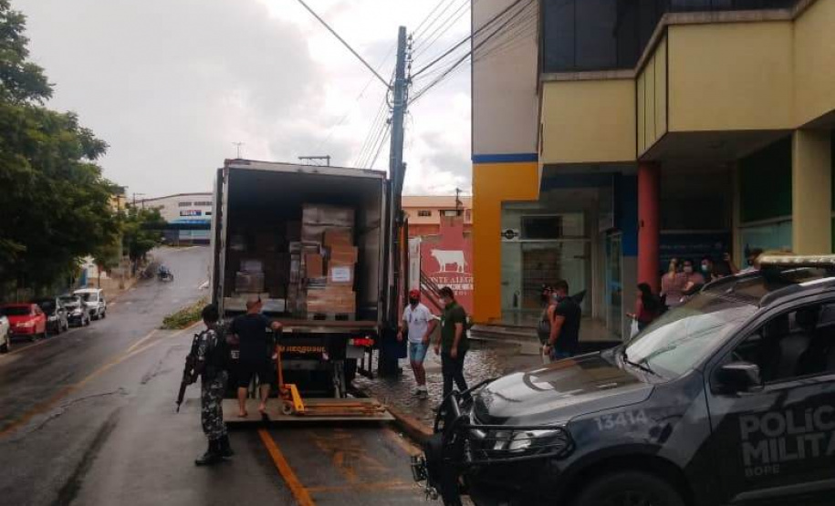 Entrega de insumos é finalizada em 20 regionais de saúde do Estado. Foto:SESA
