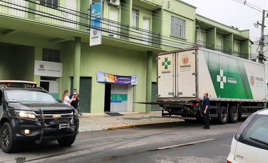 Entrega de insumos é finalizada em 20 regionais de saúde do Estado. Foto:SESA