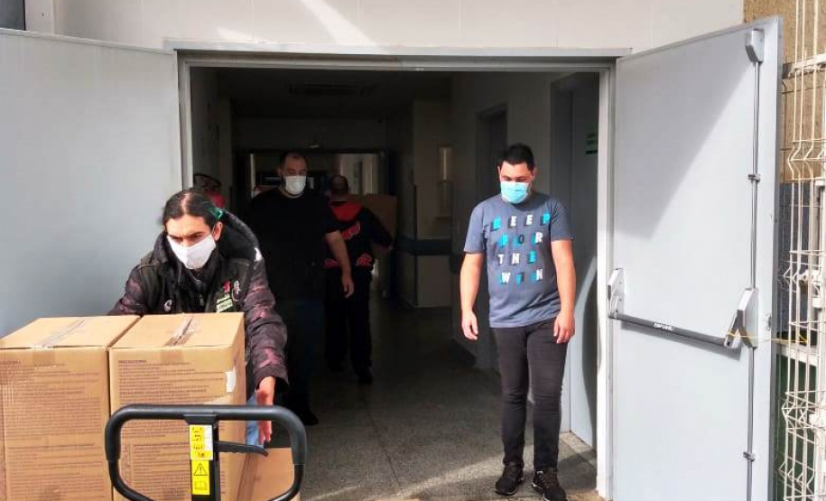 Entrega de insumos é finalizada em 20 regionais de saúde do Estado. Foto:SESA