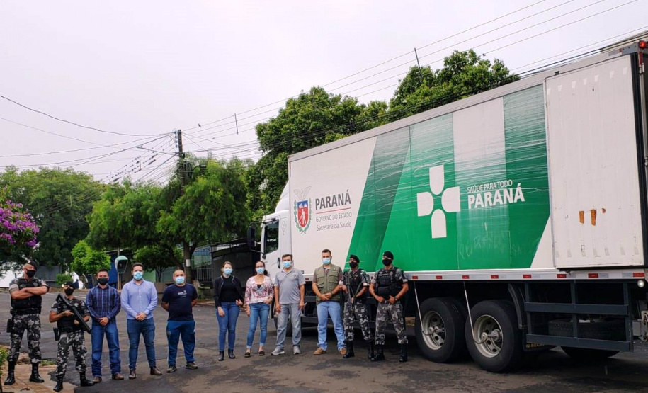 Entrega de insumos é finalizada em 20 regionais de saúde do Estado. Foto:SESA