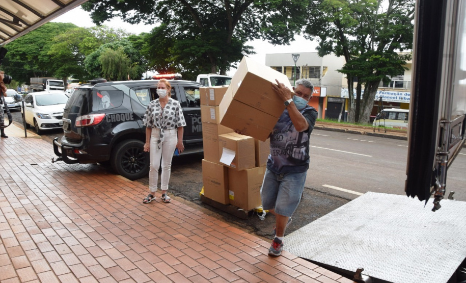 Entrega de insumos é finalizada em 20 regionais de saúde do Estado. Foto:SESA
