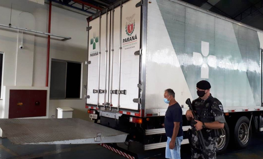 Entrega de insumos é finalizada em 20 regionais de saúde do Estado. Foto:SESA