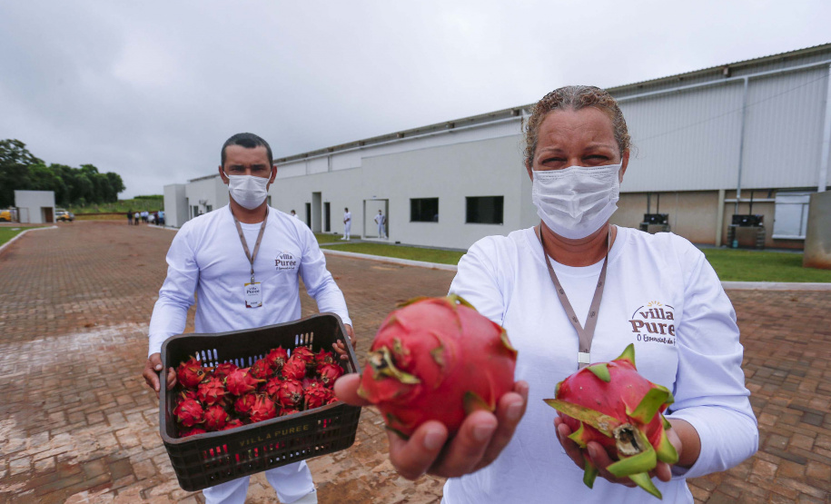 Governador Carlos Massa Ratinho Junior participou nesta segunda-feira (18) da inauguração da Villa Puree, em Santo Antônio do Paraíso. Foto: Jonathan Campos/AEN