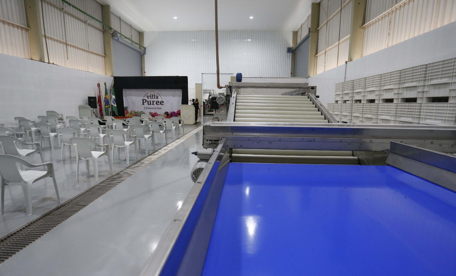 Governador Carlos Massa Ratinho Junior participou nesta segunda-feira (18) da inauguração da Villa Puree, em Santo Antônio do Paraíso. Foto: Jonathan Campos/AEN