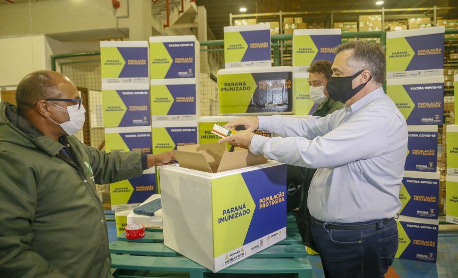 Vacina contra a Covid-19 já está no Paraná
Foto: Gilson Abreu/AEN
18.01.2021