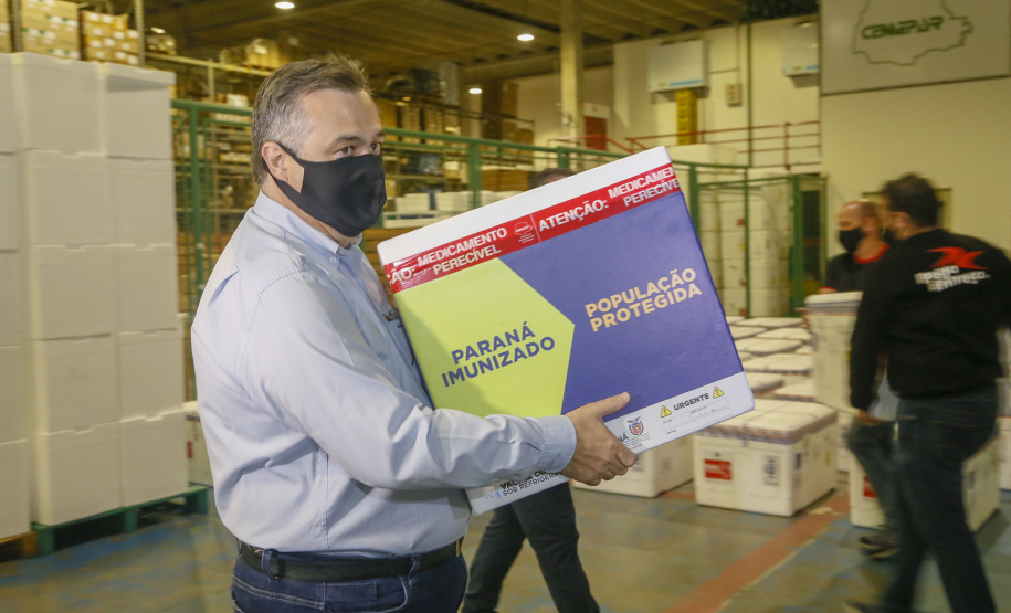 Vacina contra a Covid-19 já está no Paraná
Foto: Gilson Abreu/AEN
18.01.2021