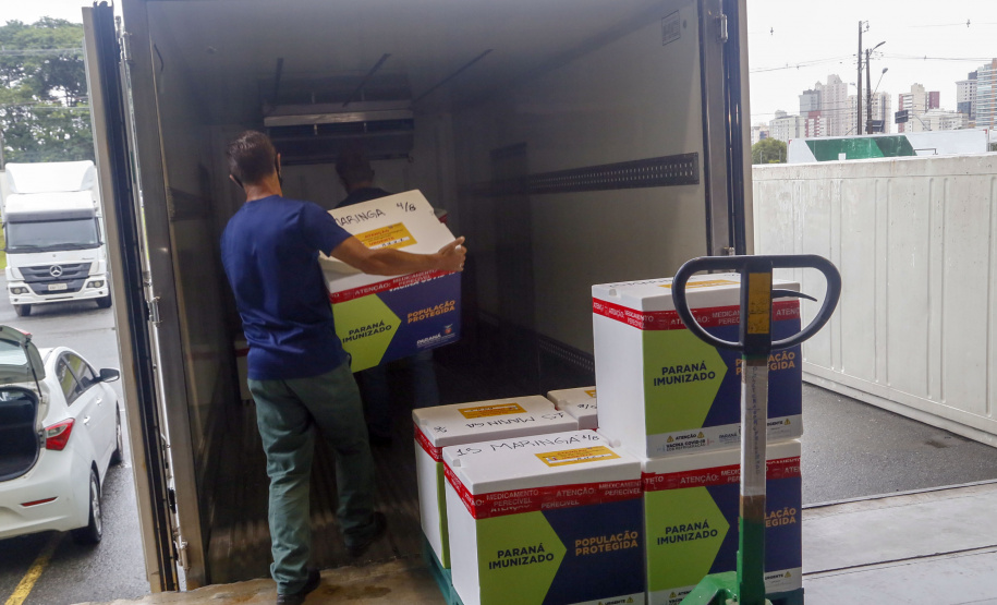 Governo começa a distribuir vacinas no Interior do Paraná.
Foto: Gilson Abreu/AEN
19.01.2021