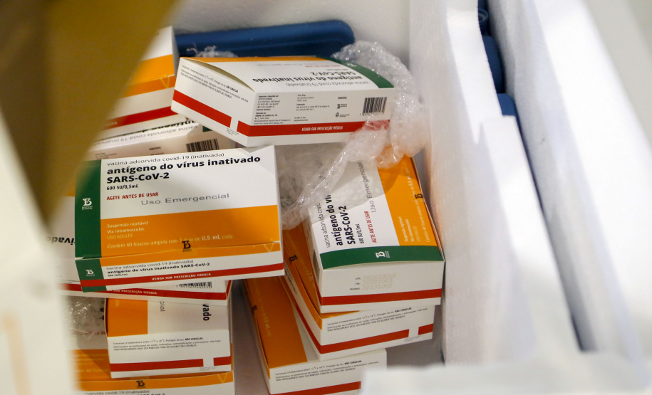 Governo começa a distribuir vacinas no Interior do Paraná.
Foto: Gilson Abreu/AEN
19.01.2021